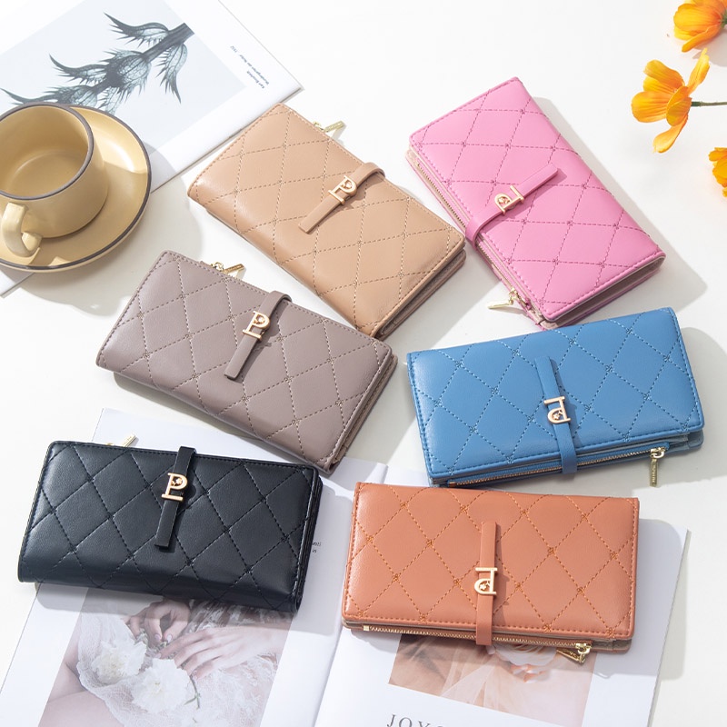 Ví Dài Nhiều Ngăn Đựng Thẻ Đa Năng Thời Trang Dành Cho Nữ