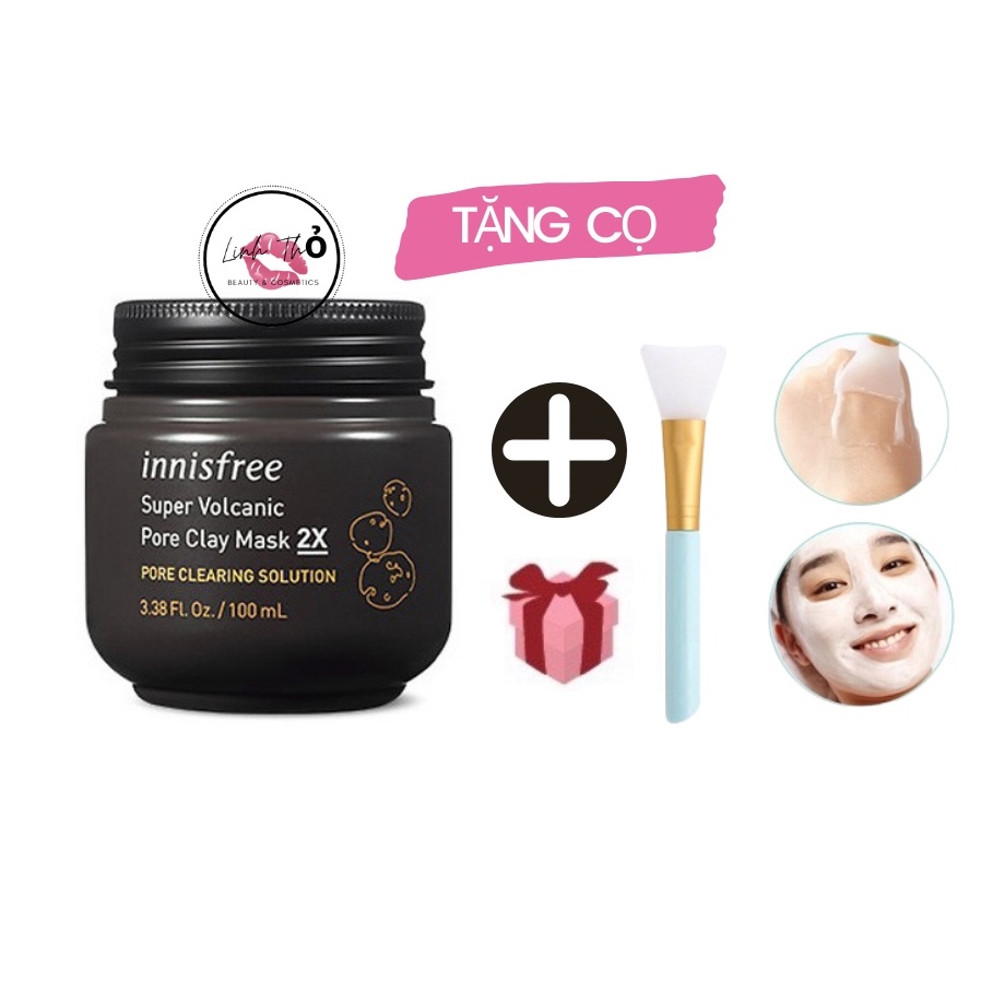 Mặt Nạ Đất Sét Innisfree Super Volcanic Pore Clay Mask 2X Tro Núi Lửa