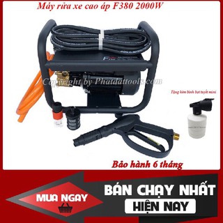 MÁY RỬA XE  F380 CAO ÁP + Tặng Bình Bọt mini