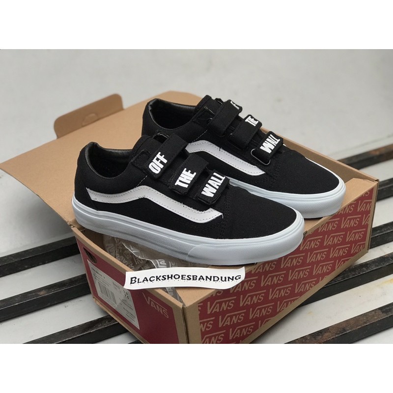 Giày Vans V Off The Wall Màu Trắng Đen Tỷ Lệ 1: 1