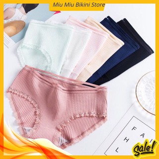 Quần Lót Nữ ♥️FREESHIP♥️Quần lót nữ Quần lót nữ Gân Kháng Khuẩn ren tăm mới Miu Miu Store