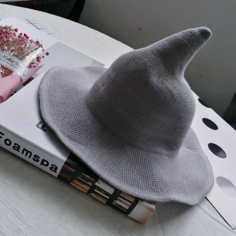 Nón Tai Bèo Rộng Vành Chất Liệu Cotton Thoáng Khí Phong Cách Phù Thủy Thời Trang Hàn Quốc Cho Nữ