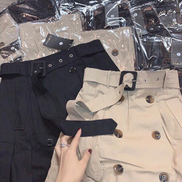 [ Mã FAXANH55 giảm 10K đơn 50K] BÁN SỈ CHÂN VÁY KAKI 6 KHUY KÈM ĐAI | BigBuy360 - bigbuy360.vn