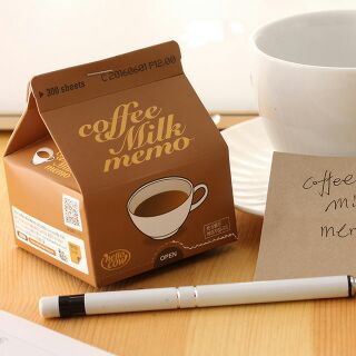 Giấy nhớ hình hộp sữa
