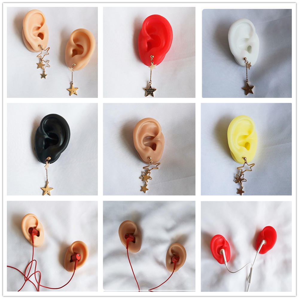 Mô Hình Trưng Bày Bông Tai Người Bằng Silicone Tỉ Lệ 1: 1