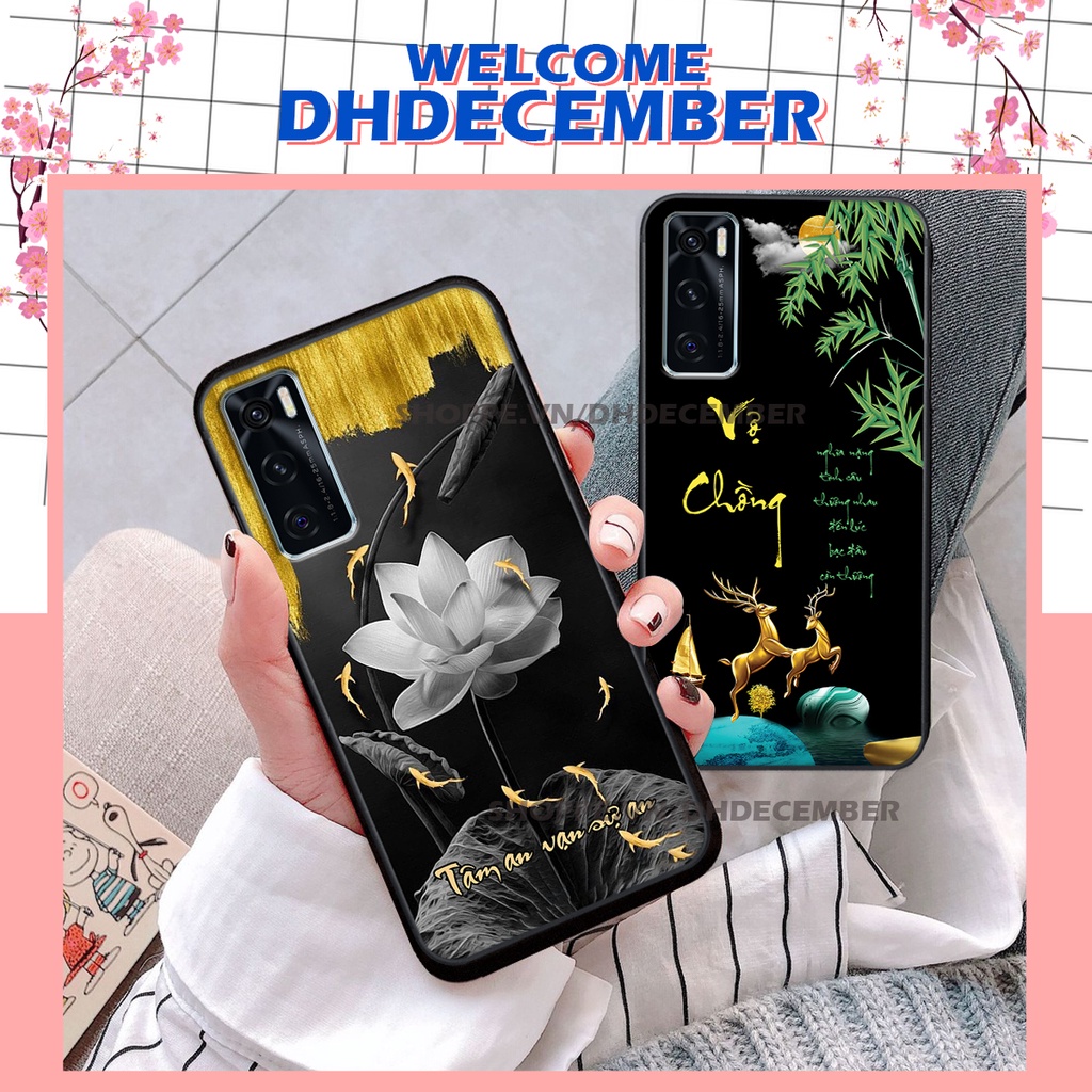 Ốp lưng Vivo V20 SE in hình thư pháp, mã đáo thành công SIÊU CHẤT- GIÁ RẺ