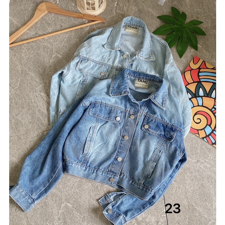 Áo khoác jean nữ, hàng vnxk