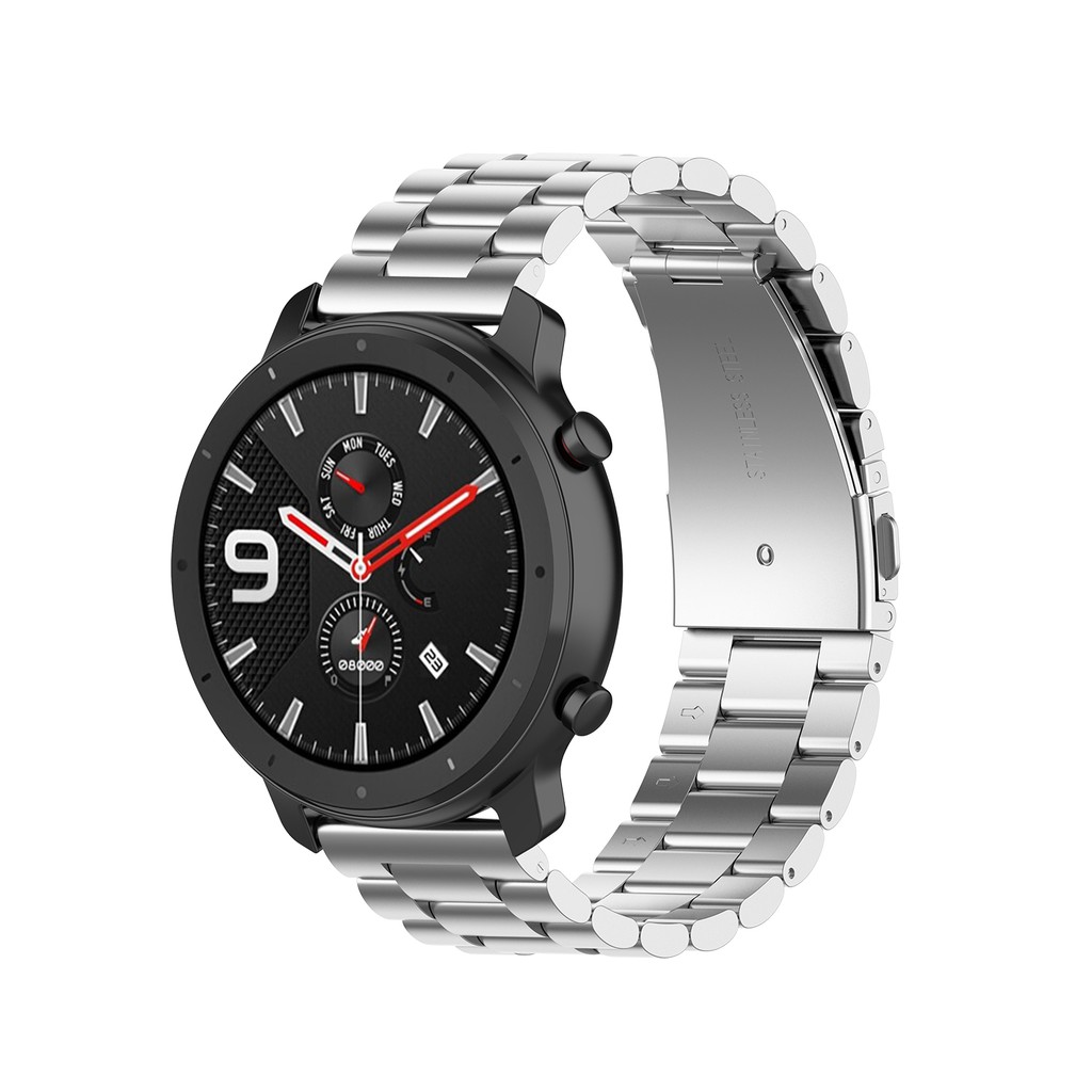Dây Đeo Inox Cho Đồng Hồ Thông Minh Huami Amazfit Gtr 47mm 22mm