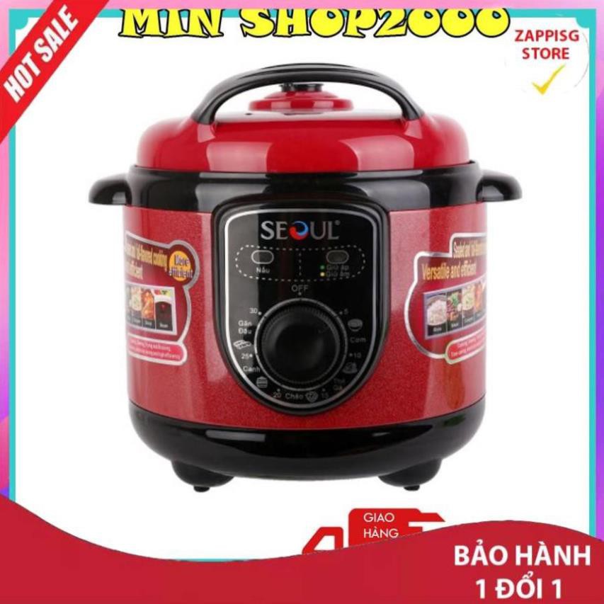 Sale Nồi áp suất điện đa năng Seoul TSU-300A 3 lít-Bảo hành uy tín - LỖI 1 ĐỔI 1  - Bảo hành 1 đổi 1