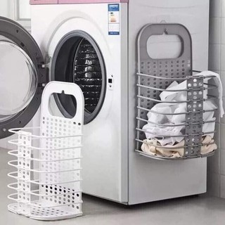 Giỏ Treo Đồ Cạnh Máy Giặt Chất Liệu Nhựa Cứng Dễ Vệ Sinh Sạch Sẽ Không Bám Bụi