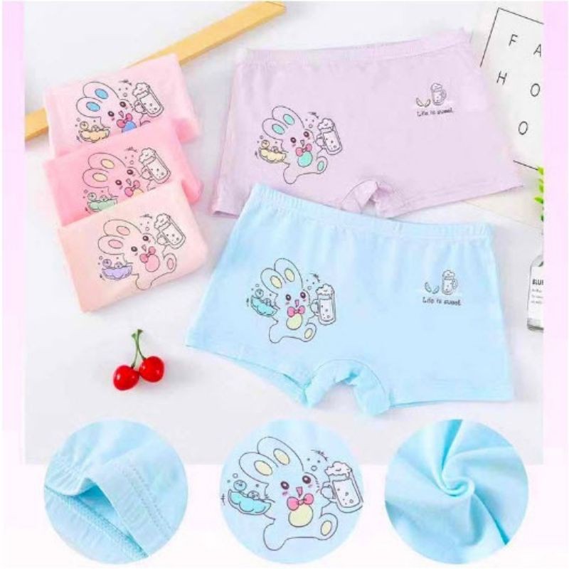 Quần Chíp Đùi bê gái LINDABABY-SHOP 100% Cotton Cao Cấp 5 quần