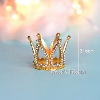 Vương miện mini nhiều đá VÀNG