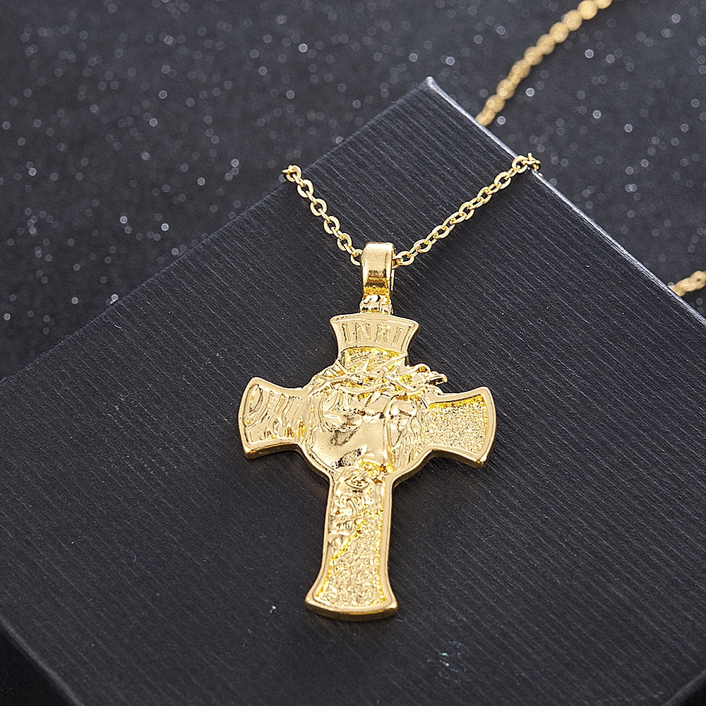 Dây chuyền hình cây thánh giá phong cách tôn giáo
