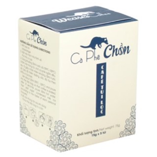 Cà phê chồn túi lọc hộp 5 gói x 15g