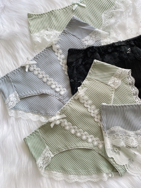 ♥️[Q11.HCM] ♥️ N1- QUẦN LÓT TÂM TRE PHỐI REN CAO CẤP- QUẦN CHÍP NỮ - CÔ CHỦ NHỎ CHUYÊN SỈ