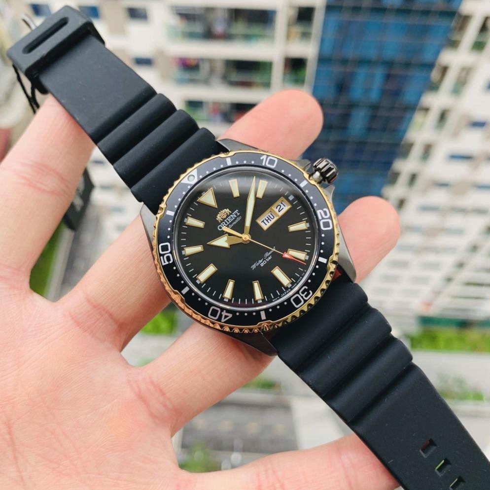 ĐỒNG HỒ- NAM- ORIENT Mako 3 BlackGold RA-AA0005B