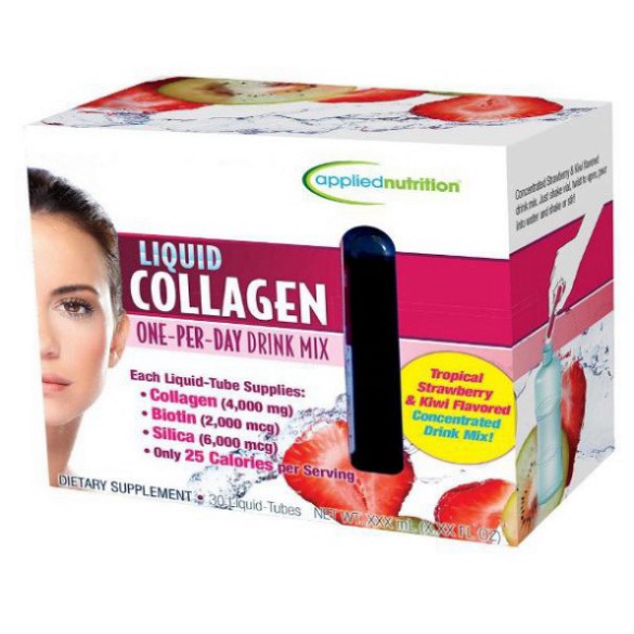 XẢ XẢ XẢ [HÀNG MỸ] Collagen dạng nước Liquid Collagen - 30 Ống XẢ XẢ XẢ