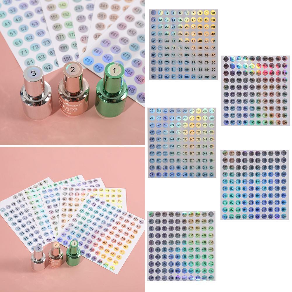 Nhãn Dán Đánh Dấu Số 1-500 Phân Loại Tiện Dụng