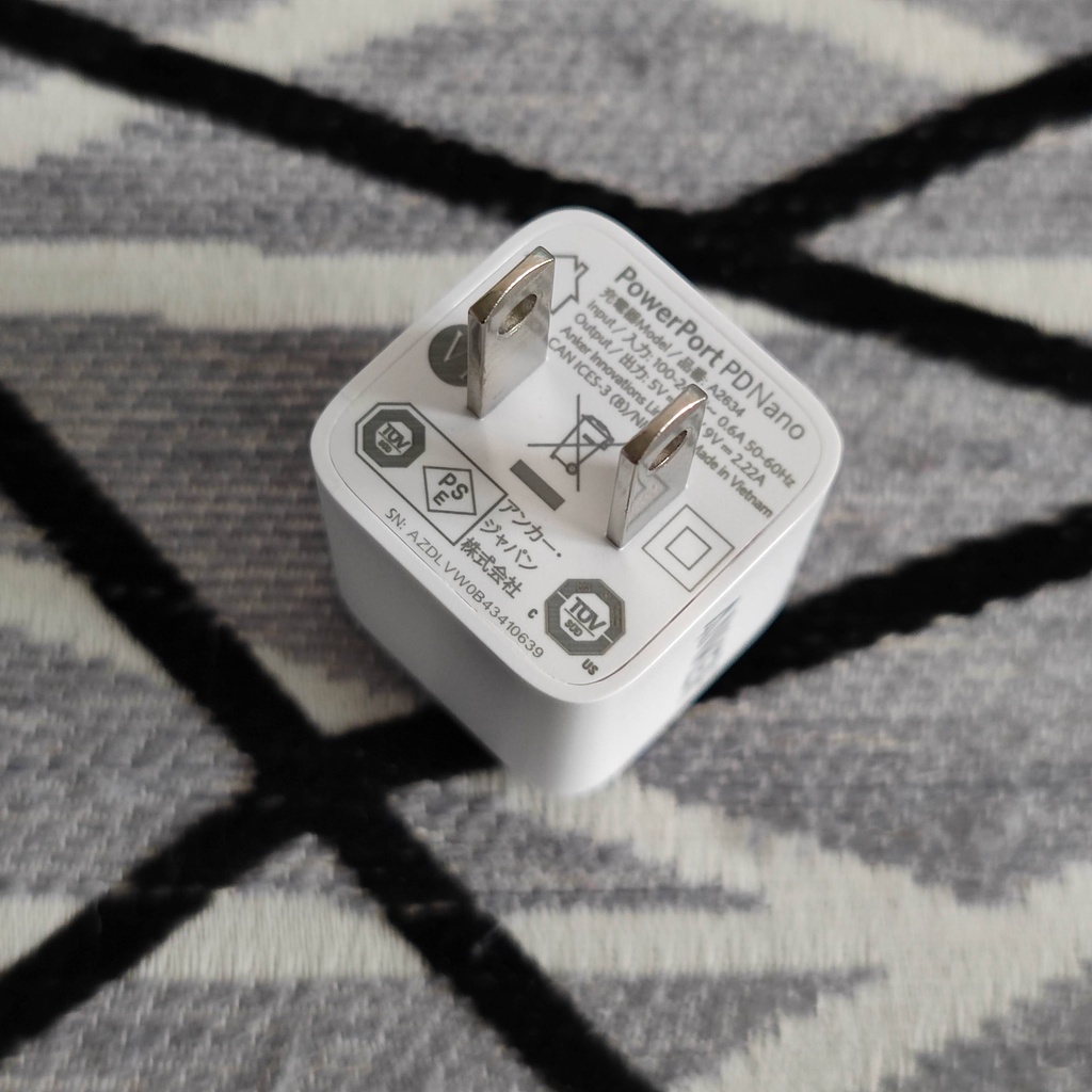 Củ sạc Anker A2634 20w PD type C chính hãng bảo hành 12 tháng