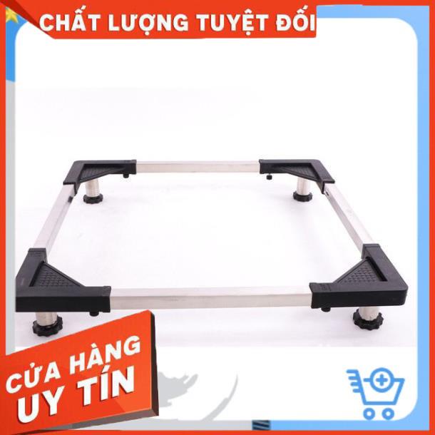 [ Bán Lẻ Giá Sỉ ] Chân Kệ Để Máy Giặt, Tủ Lạnh Inox Chống Rung Đa Năng, Tiện Dụng Chắc Chắn