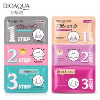 Mặt nạ Lột mụn đầu đen 3 bước Bioaqua