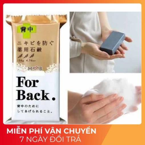 [FREESHIP] Xà phòng giảm mụn lưng Nhật For Back Medicated Soap Pelican 135gr