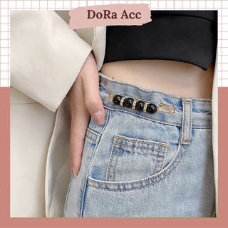 Ghim cài thu nhỏ độ rộng quần Ghim cài trang trí quần áo hạt ngọc DoRa