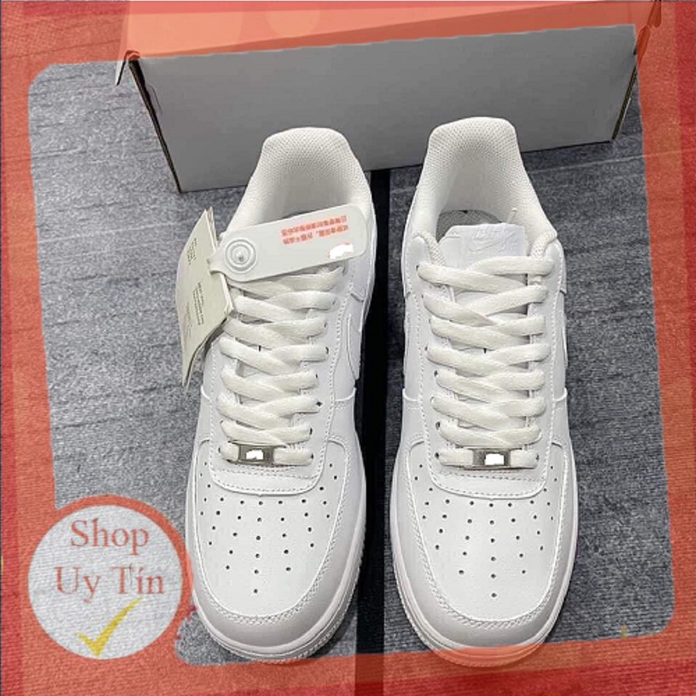 🎁Full Hộp+ Tặng Tất Cao Cổ🎁 Giày Sneakers Nam Nữ- Giày Nike Air Force 1- NIke Af1 Full Trắng