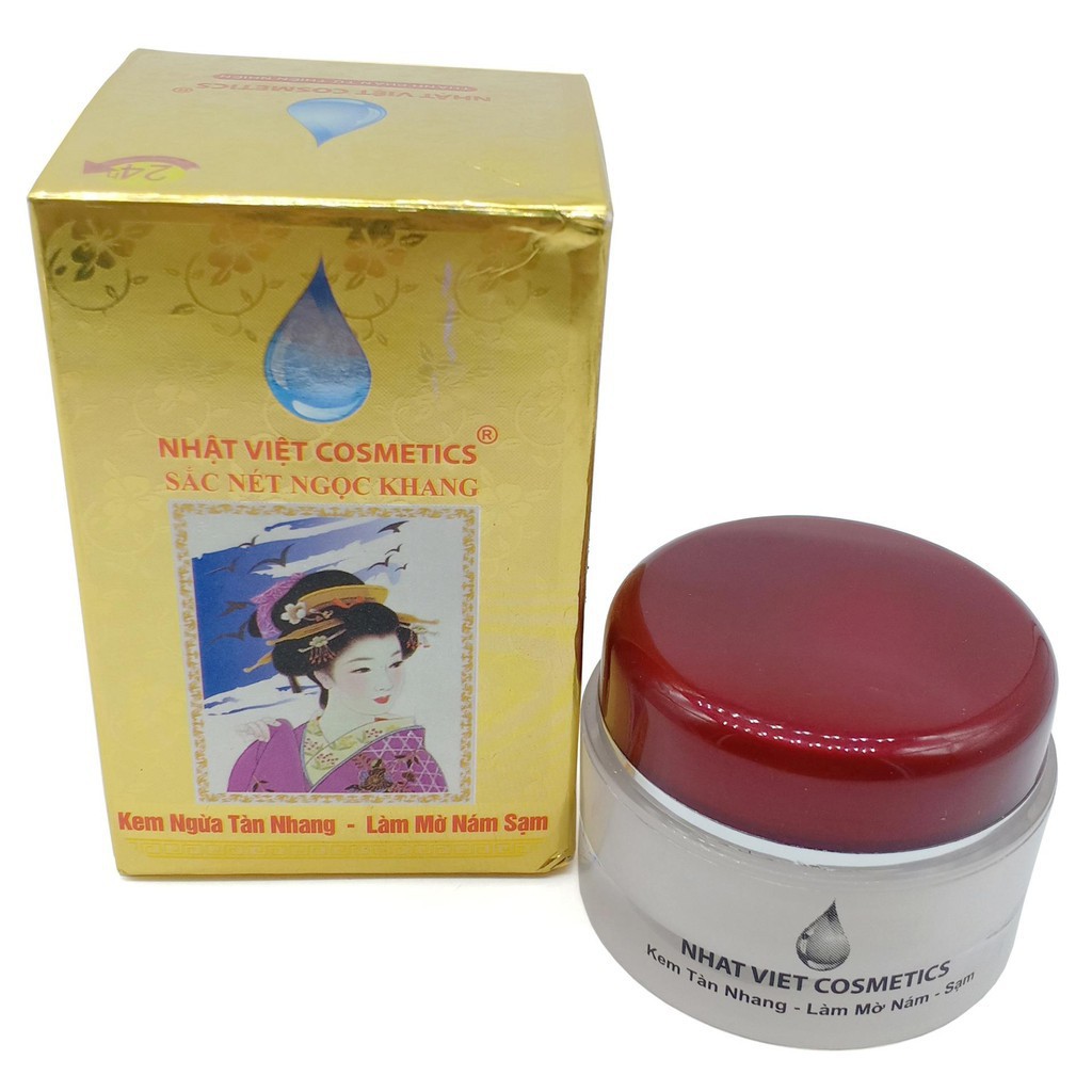 ⏩Kem ngừa tàn nhang - Làm mờ nám sạm Sắc Nét Ngọc Khang 20g (vàng) [Hàng đẹp]