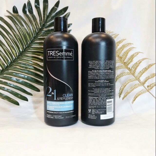 Dầu gội xả Tresemme 2in1 Clean & Replenish Shampoo & Conditioner 828ml