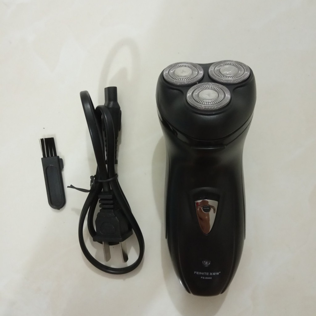 Máy cạo râu Feinite FS-6988, Cạo râu sạch, không đau rát, Chống nước, lưỡi dao tự mài sắc