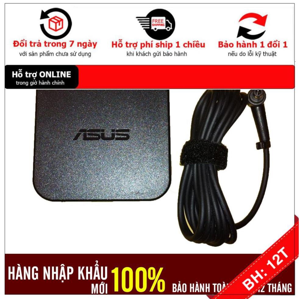 [BH12TH] Sạc Laptop Asus K555LF K555LN K555LP  X409 - 19V 3.42A vuông Nhập Khẩu . 12 Tháng ! ZIN
