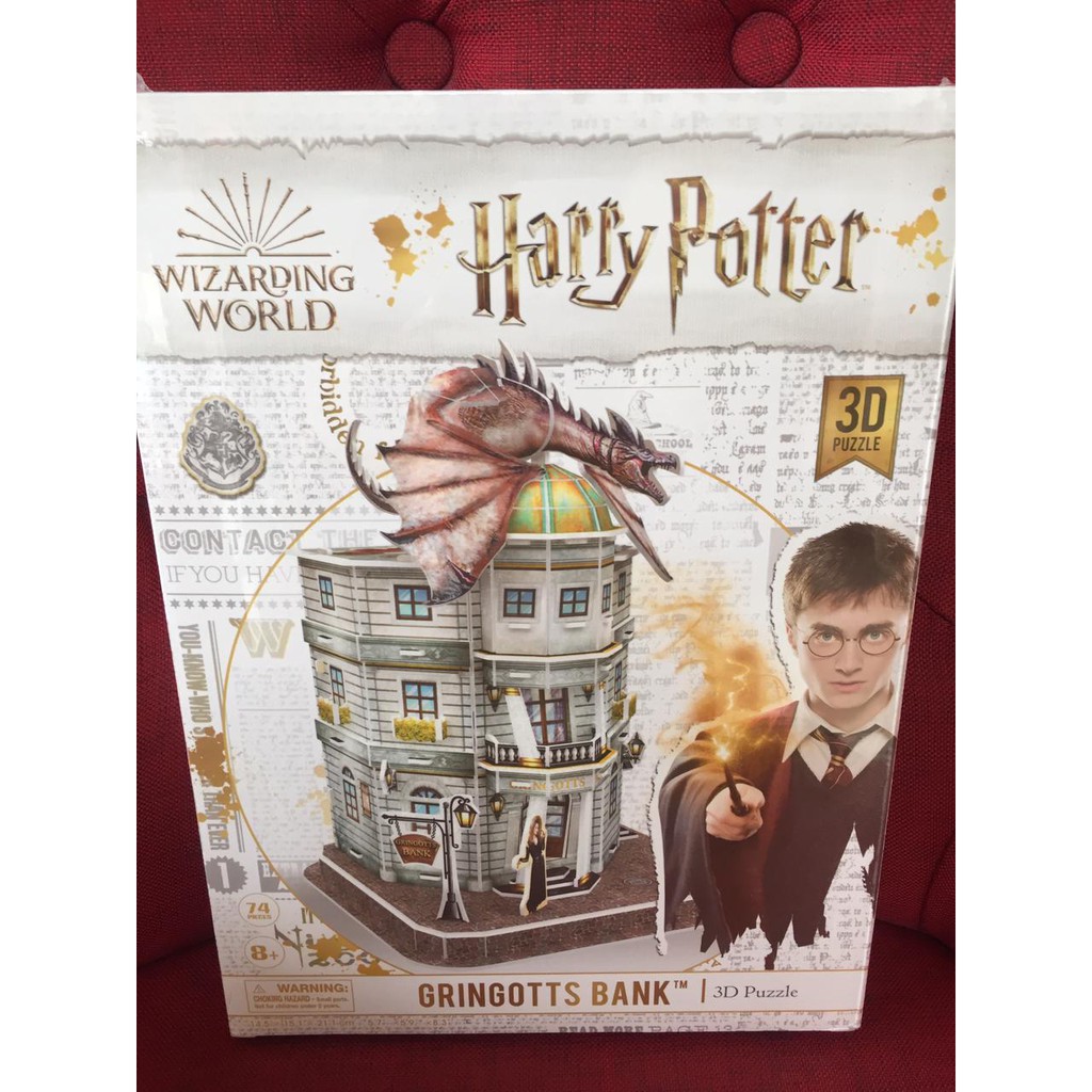 Hộp Đựng Tiền Tiết Kiệm Kiểu 3d Phong Cách Phim Harry Potter Độc Đáo