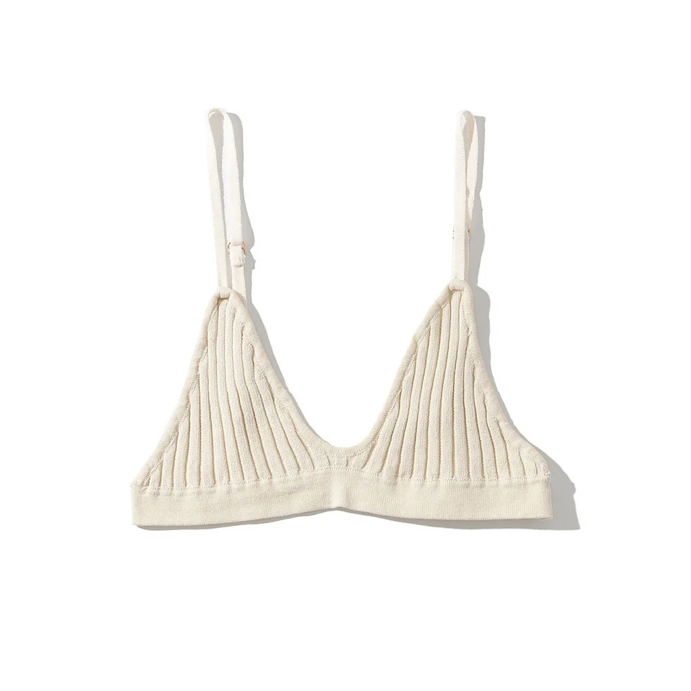 DUNEA Set áo hai dây và đầm tay dài cổ chữ V xẻ sâu dệt kim phong cách quyến rũ thời trang dành cho nữ