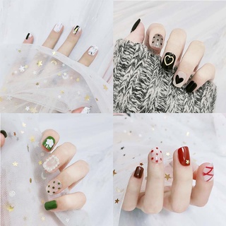 KOLIN Bộ 24 Móng Tay Giả Trang Trí Nghệ Thuật Thủ Công Mới Về móng tay giả đính kim cương