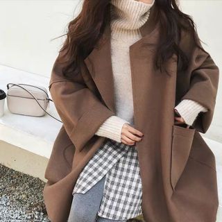 [HÀNG CÓ SẴN] Áo dạ mỏng nâu tối