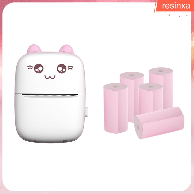 Máy In Không Dây Mini Bỏ Túi + 5 Cuộn Giấy In Nhiệt Màu Sắc | BigBuy360 - bigbuy360.vn