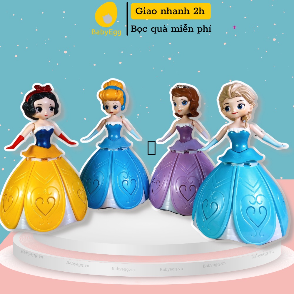 Đồ chơi cho bé gái Nàng công chúa búp bê elsa, anna, bạch tuyết, lọ lem Cinderella đồ chơi trẻ em cho bé gái 1 2 3 tuổi