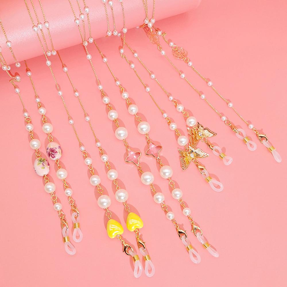 Dây Kẹp Kính Chống Thất Lạc VANES1|Mặt Nạ Đính Hạt Dạng Chuỗi Độc Đáo