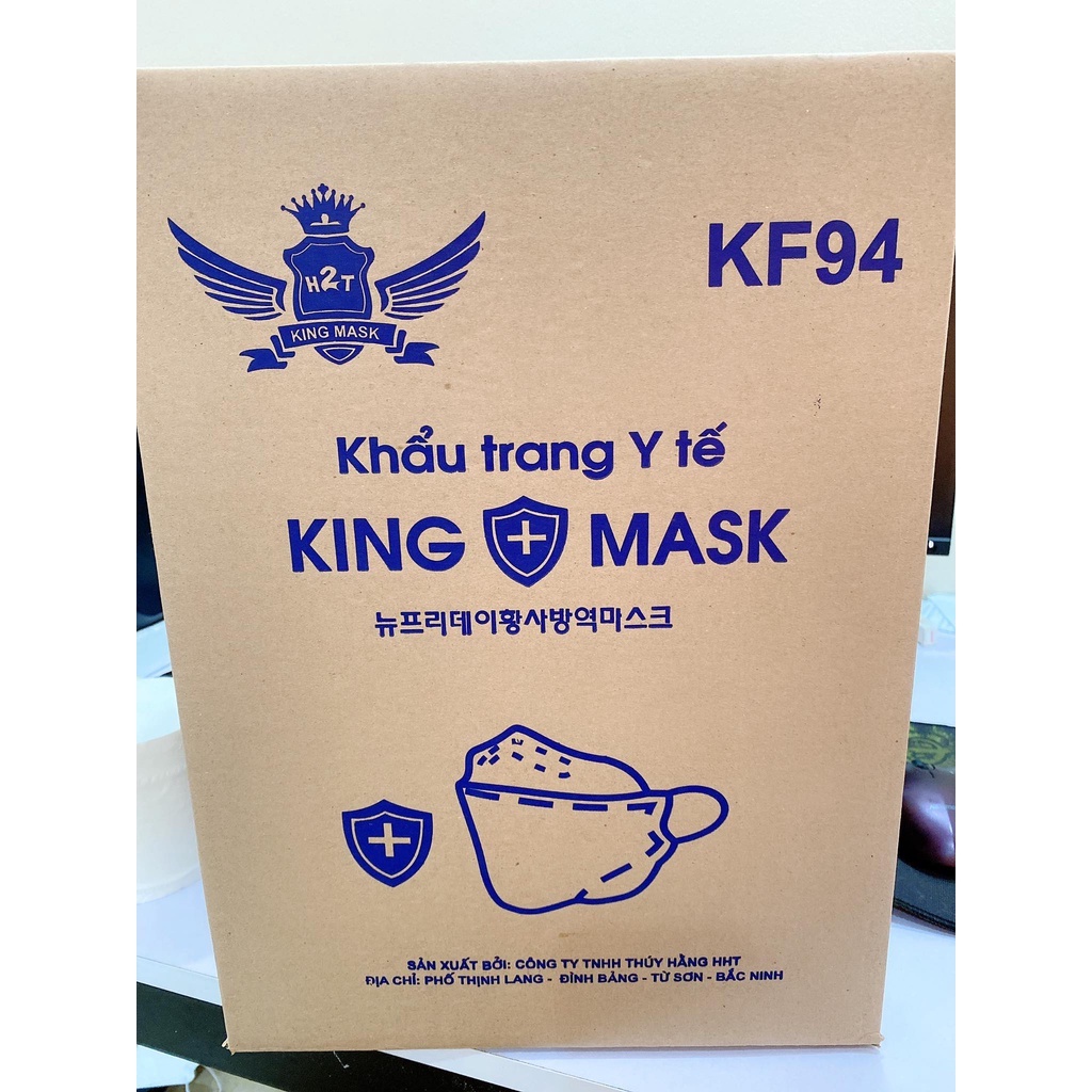 THÙNG 300 CHIẾC KHẨU TRANG KHÁNG KHUẨN 4D MASK KF94 QUAI ĐEO CO DÃN MỀM MẠI