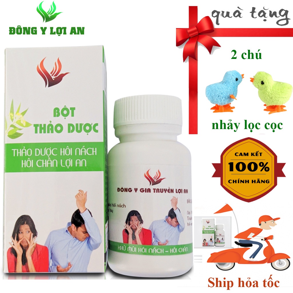 Thảo dược hôi nách hôi chân Lợi An giải pháp giúp đánh bay mùi hôi cơ thể