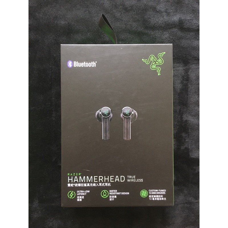 Tai Nghe Razer Hammerhead Bluetooth 5.0 Không Dây Kèm Hộp Sạc Chơi Game Không Delay