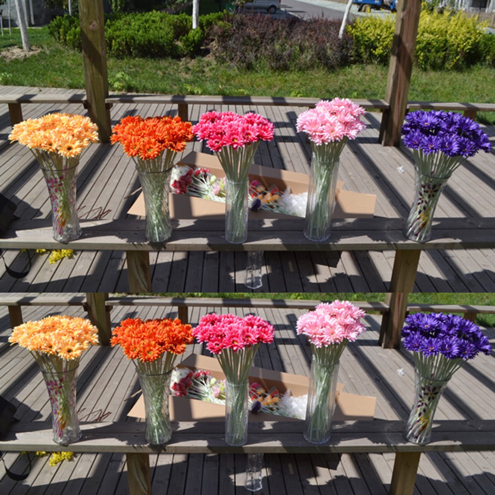 Bộ 2 bông cúc giả trang trí