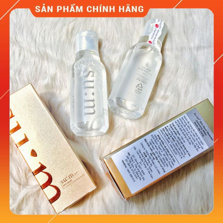 Nước Tẩy Trang Làm Sạch Sâu Dịu Nhẹ Su:m37 Skin Saver Essential Pure Cleansing Water 400ml - 100ml Hàn Quốc