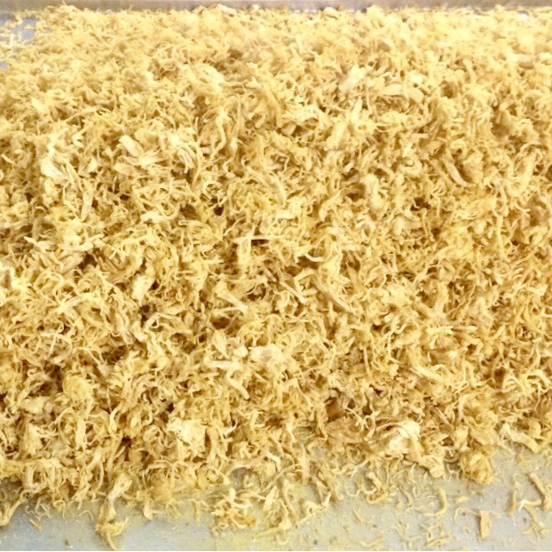 1kg Khô gà Bơ Tỏi Giòn KHÔNG CAY Lày Hoà: 2 bịch zip 500g