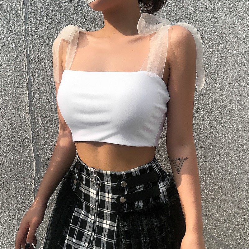 Áo croptop hở vai thời trang nữ tính | BigBuy360 - bigbuy360.vn