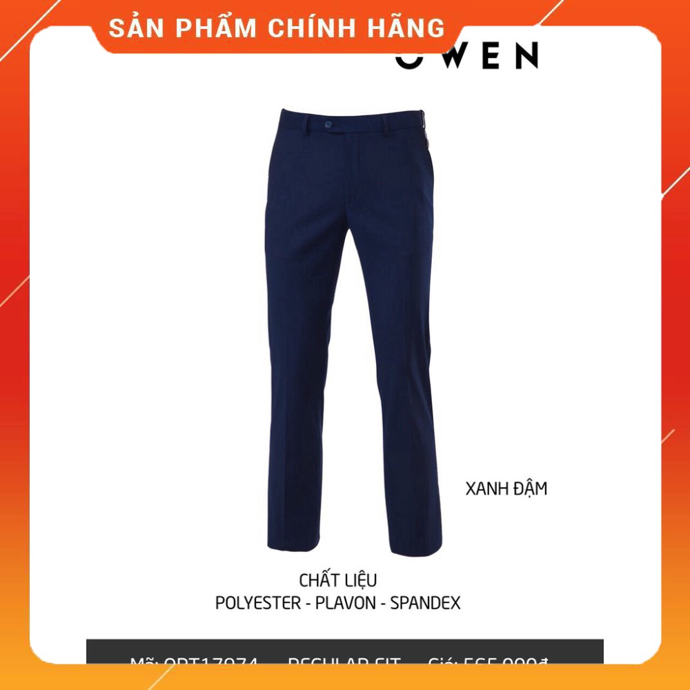 (Owen chính hãng) Quần âu OWEN - QRT17974