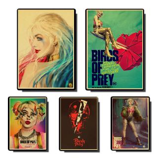 Poster Treo Tường Trang Trí In Hình Nhân Vật Harley Quinn Cá Tính