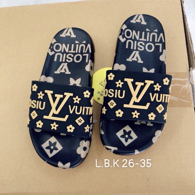 Dép lê M1.LV cho bé trai bé gái phong cách cá tính , mềm êm size 26-35