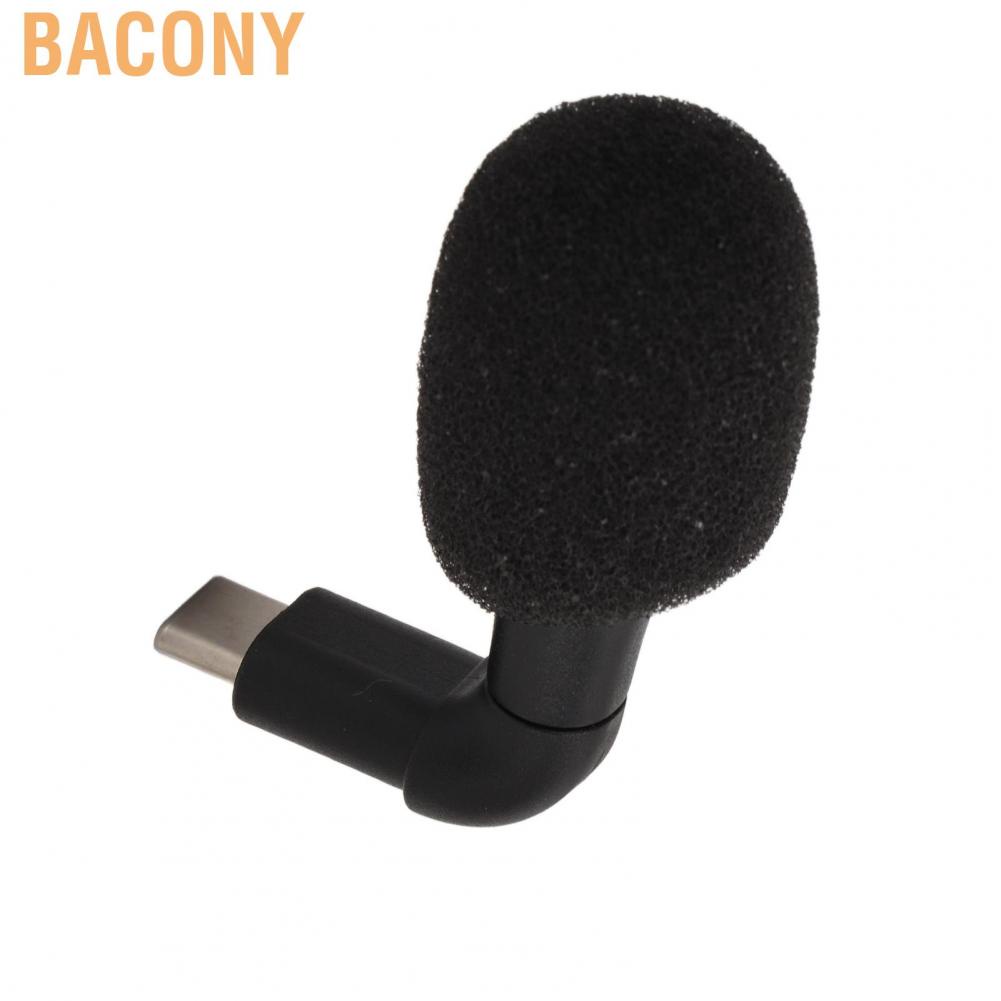 Bacony Type C Plug Smartphone Video Mini Microphone Mobile Phone And Play Mic